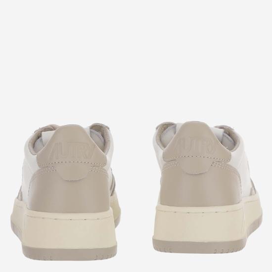 26FW 오트리 메달리스트 로우 레더 스니커즈 AULWWB67 BEIGE - AUTRY