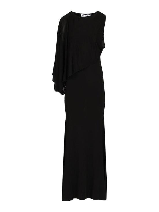 26FW 셀프 포트레이트 롱 원피스 PF26081XBBLACK