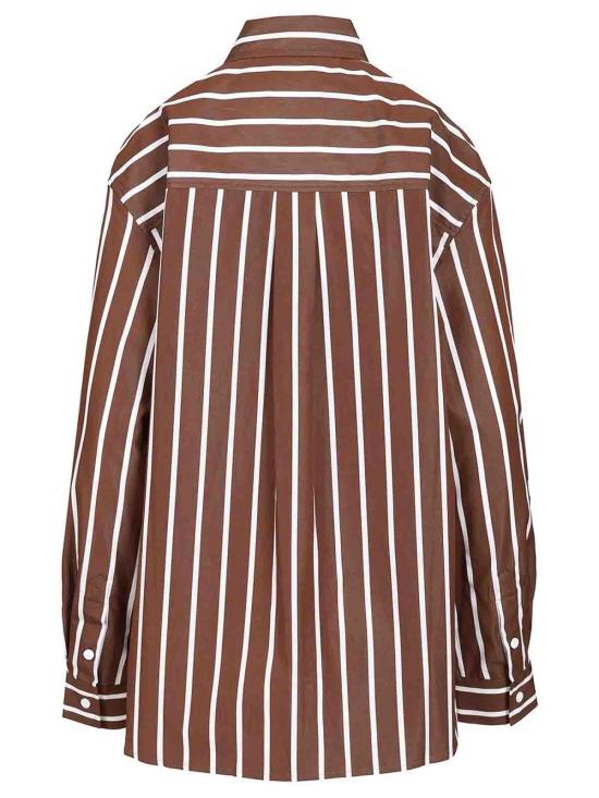 26FW 마토 셔츠 CLSSHCHCSTR BROWN - MATTEAU