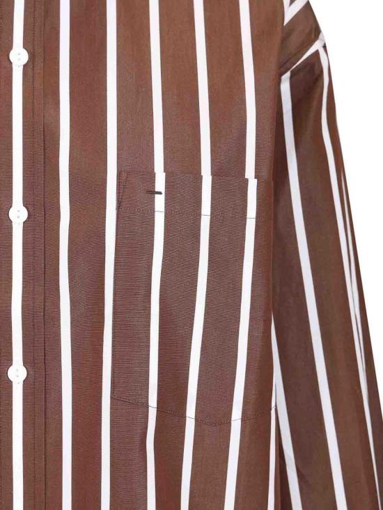 26FW 마토 셔츠 CLSSHCHCSTR BROWN - MATTEAU