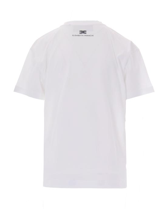 26FW 엘리자베타프랜치 폴로 티셔츠 MA03A66E2 WHITE - ELISABETTA FRANCHI