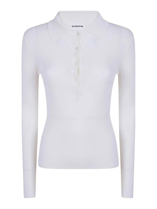 26FW 파로쉬 폴로 티셔츠 D540508LONG002 WHITE