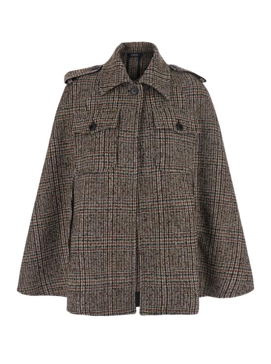 26FW 르플레인 케이프 40954436 BROWN