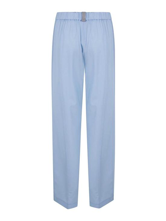 25FW 파비아나 필리피 프레스코 울 조거 팬츠 PAD266F322L7635154 Blue - FABIANA FILIPPI