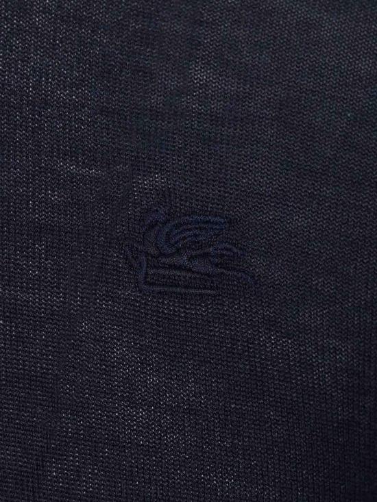 26FW 에트로 폴로 티셔츠 MRKN0014AU12QB0324 Blue - ETRO