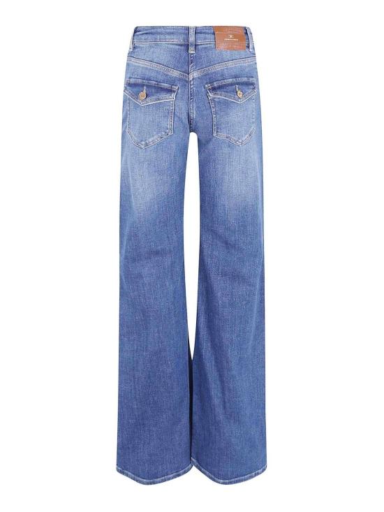 26FW 엘리자베타프랜치 플레어 팬츠 PJ18N66E2139 Blue - ELISABETTA FRANCHI