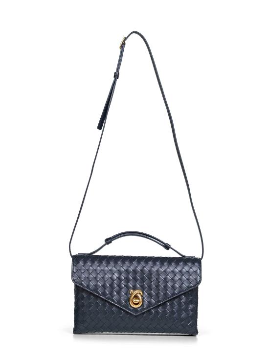 26FW 보테가베네타 노트 락 크로스바디백 817191V08Z04338 MIDNIGHT BLUE