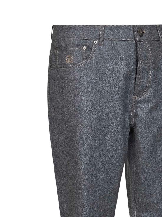 26FW 브루넬로 쿠치넬리 팬츠 M038PF1012 CBE80 GRAY - BRUNELLO CUCINELLI