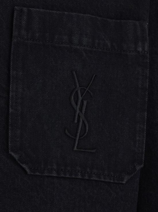 26FW 생로랑 셔츠 A007M4 BLACK - SAINT LAURENT