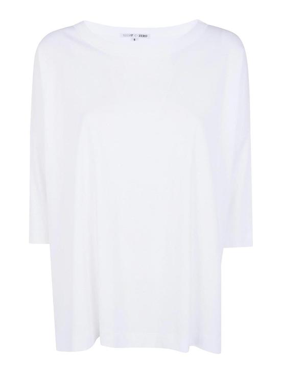 25FW 셔츠 씨제로 반팔 티셔츠 ST42004202100 WHITE
