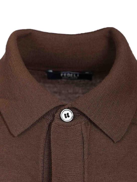 26FW 페델리 긴팔 셔츠 MU00588196 Brown - FEDELI