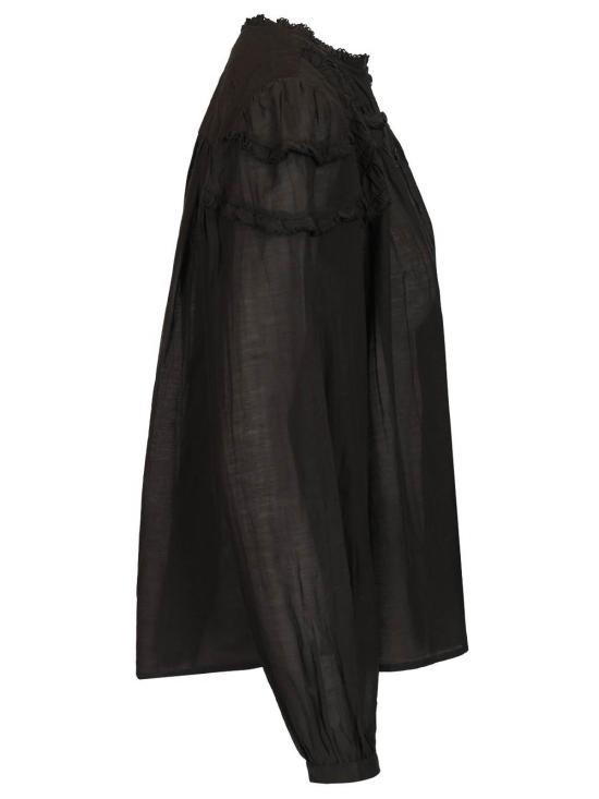 26FW 이자벨마랑에뚜왈 블라우스 25AHT0681FBB3J04E01BK BLACK - ISABEL MARANT ETOILE