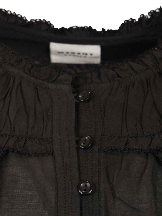26FW 이자벨마랑에뚜왈 블라우스 25AHT0681FBB3J04E01BK BLACK - ISABEL MARANT ETOILE