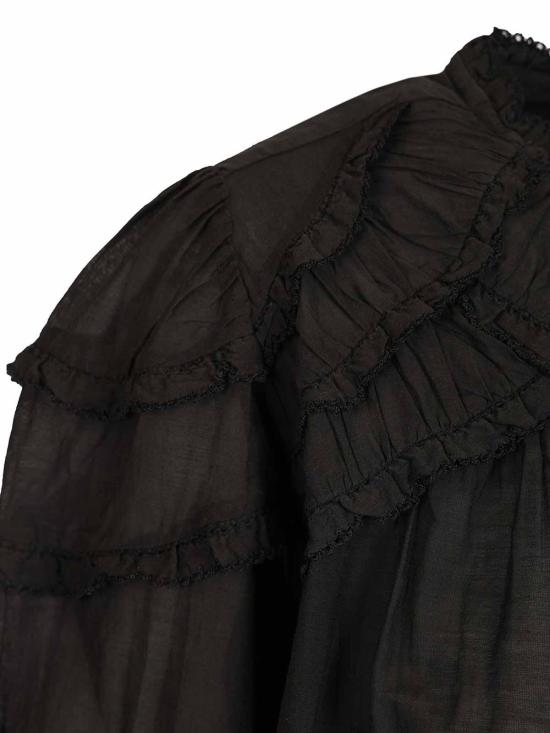 26FW 이자벨마랑에뚜왈 블라우스 25AHT0681FBB3J04E01BK BLACK - ISABEL MARANT ETOILE