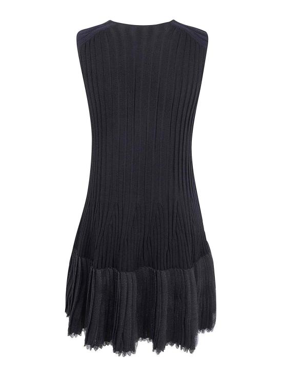 25FW 엠포리오 아르마니 미디 스커트 EW002983AF22469UC001 Black - EMPORIO ARMANI