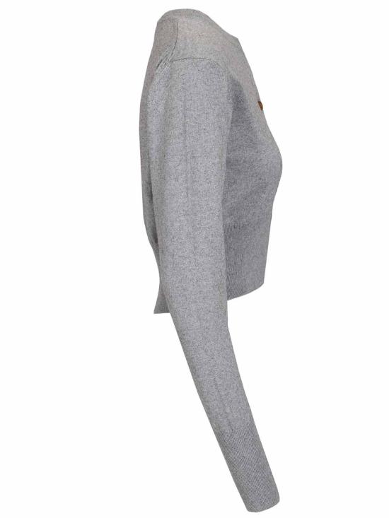 26FW 비비안웨스트우드 베아 크롭드 가디건 1803002UY001VP001 GREY - VIVIENNE WESTWOOD