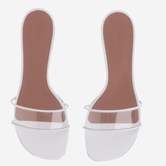 26SS 아미나 무아디 샌들 ANDREEAGLASSSLIPPER WHITE - AMINA MUADDI