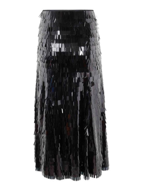 25FW 셀프 포트레이트 롱 스커트 RS26165MSKBLACK - SELF PORTRAIT