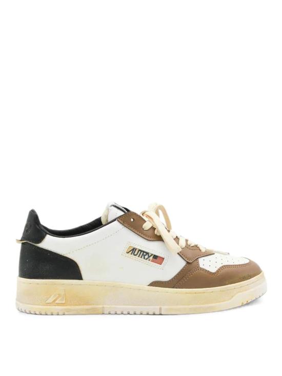 26FW 오트리 슈퍼 빈티지 메달리스트 로우 레더 스니커즈 AVLMSV60 White