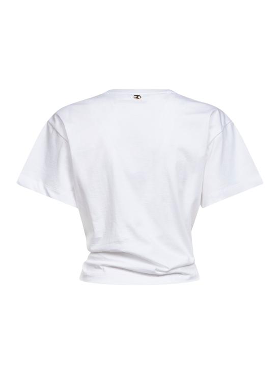 26SS 파코라반 폴로 티셔츠 23AJTO539CO0485P109 WHITE - PACO RABANNE