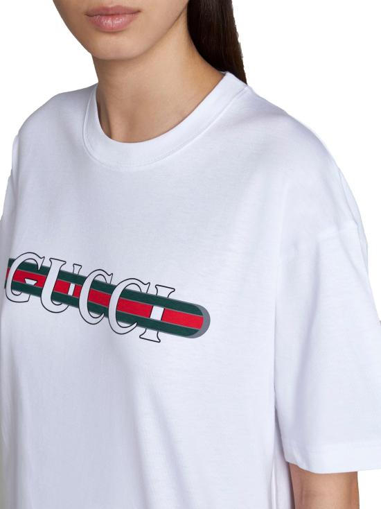 26SS 구찌 프린트 반팔 티셔츠 788093XJGL69074 WHITE - GUCCI