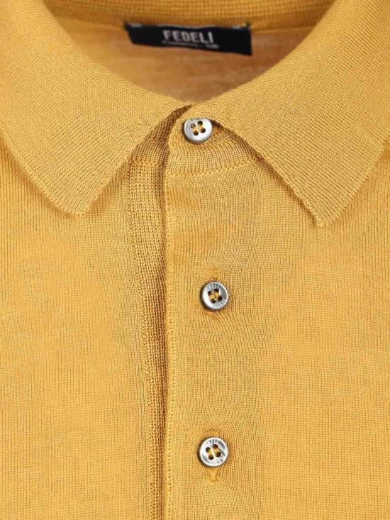 26FW 페델리 폴로 티셔츠 MU0L709177 Yellow - FEDELI