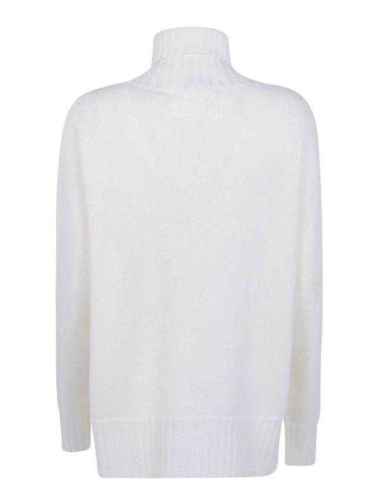 26FW 드루모어 터틀넥 L5MN404L125 White - DRUMOHR