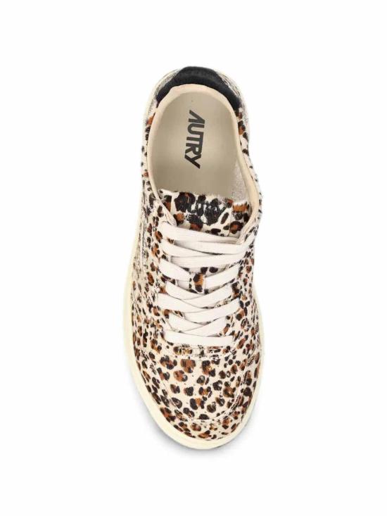 26FW 오트리 메달리스트 로우 레더 스니커즈 AULWJA04 ANIMAL PRINT - AUTRY