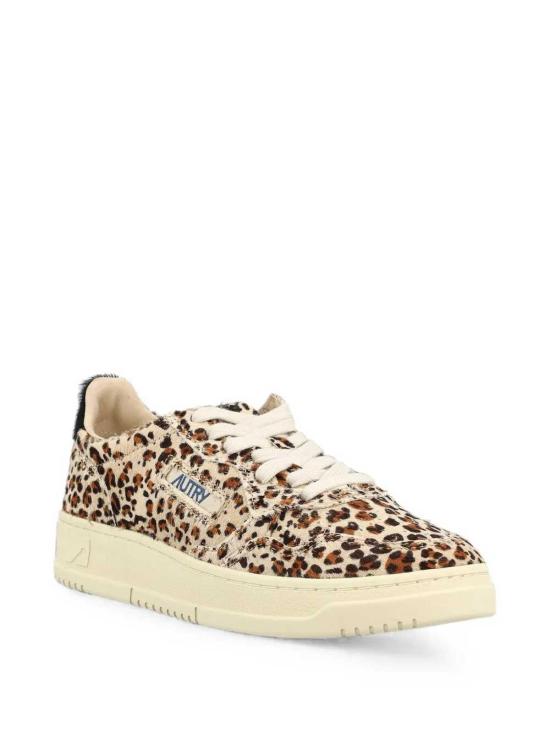 26FW 오트리 메달리스트 로우 레더 스니커즈 AULWJA04 ANIMAL PRINT - AUTRY