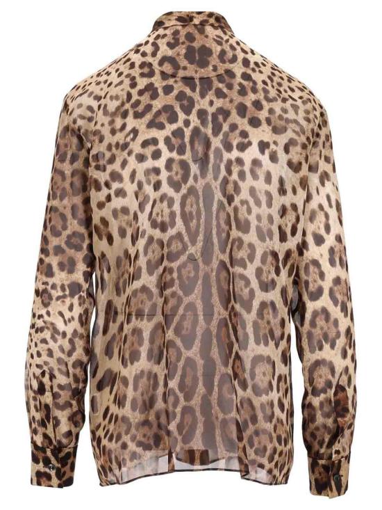 26FW 돌체앤가바나 블라우스 F5T27TIS1DYHY13M ANIMAL PRINT - DOLCE & GABBANA