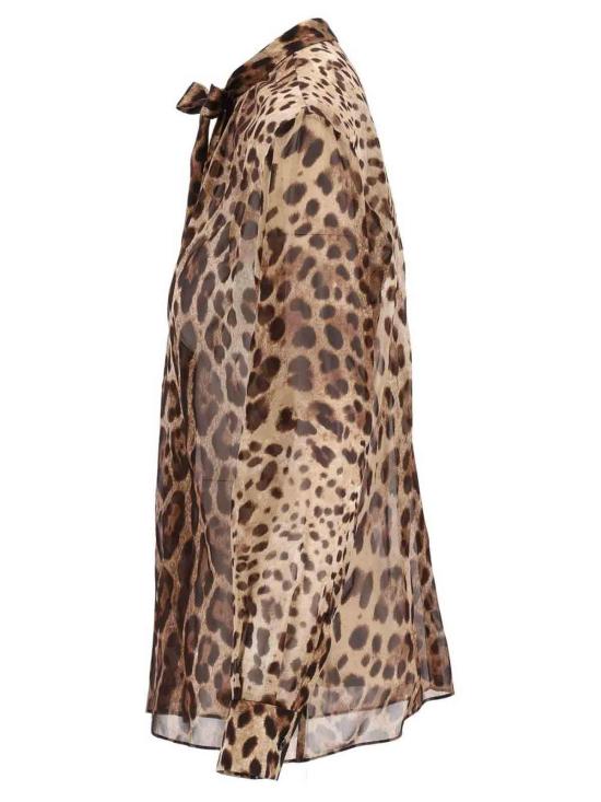 26FW 돌체앤가바나 블라우스 F5T27TIS1DYHY13M ANIMAL PRINT - DOLCE & GABBANA