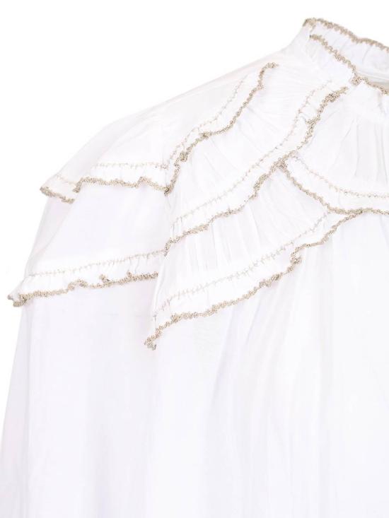 26FW 이자벨마랑에뚜왈 블라우스 25AHT0681FBB3J04E20WH WHITE - ISABEL MARANT ETOILE