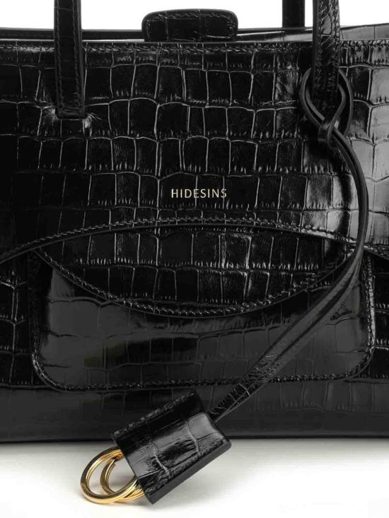 25FW 히데신스 클러치/파우치 FL2514NR2526 Black - HIDESINS
