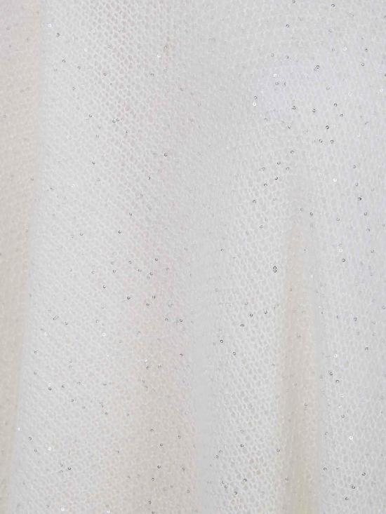 25FW 파비아나 필리피 모헤어 시퀸 케이프 SAD266A882L79525 Nude Neutrals - FABIANA FILIPPI