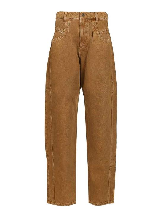 26FW 이자벨마랑 스트레이트 팬츠 26APA0778FAD3H01I50BZ BROWN