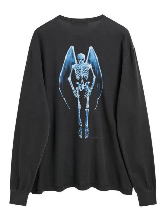 25FW 아워레가시 크루즈 롱슬리브 폴른 엔젤 프린트 M2266CFPRINT Black - OUR LEGACY