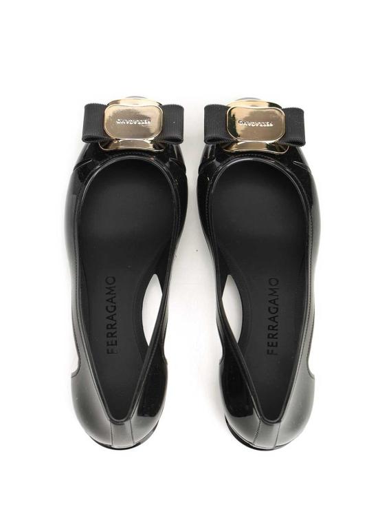 26FW 살바토레 페라가모 플랫 슈즈 01K557785441001 BLACK - SALVATORE FERRAGAMO