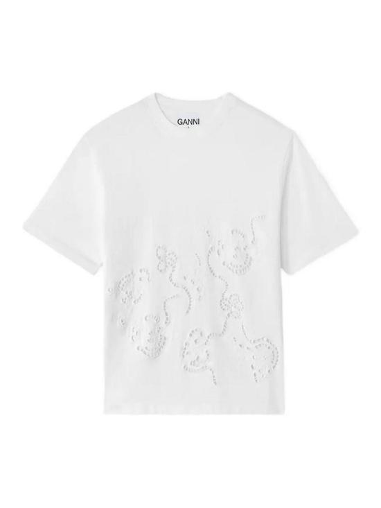 26FW 가니 반팔 티셔츠 A1050237151 White
