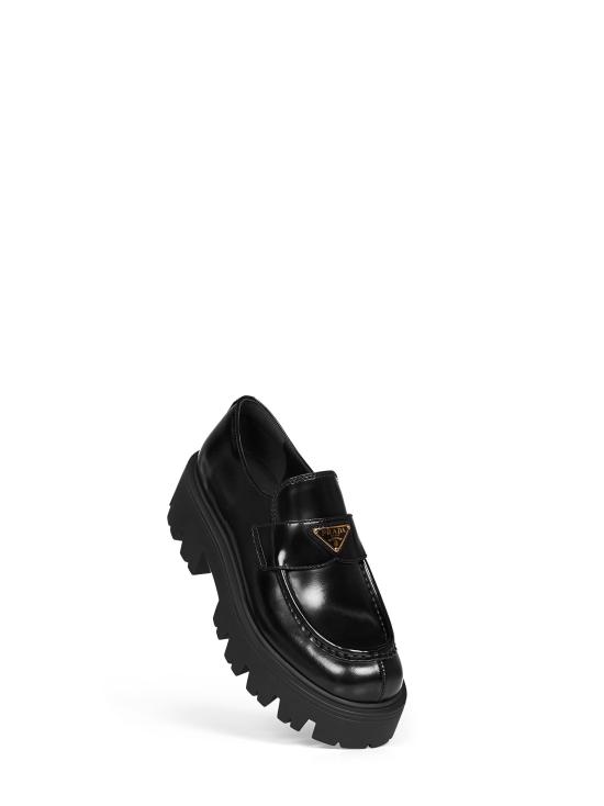 26FW 프라다 레더 로퍼 1D185OB050055F0002 BLACK - PRADA