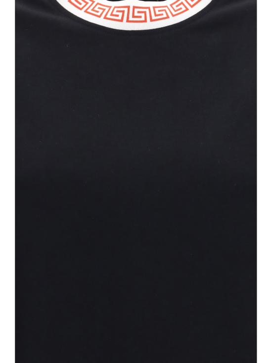 26FW 베르사체 폴로 티셔츠 10259891A18712 BLACK - VERSACE