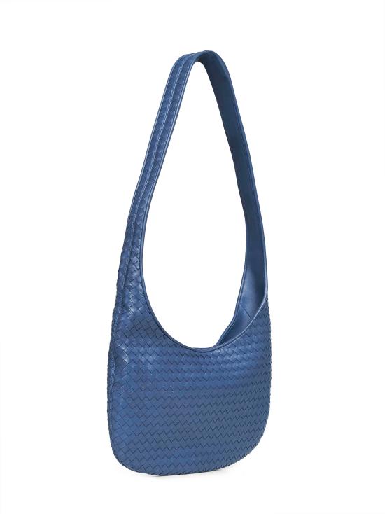 26SS 보테가베네타 베네토 인트레치아토 숄더백 826877V5KD04017 BLUE - BOTTEGA VENETA
