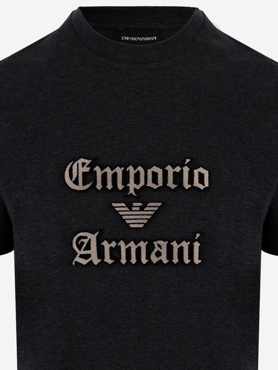 26FW 엠포리오 아르마니 탑 EM007312 BLACK - EMPORIO ARMANI