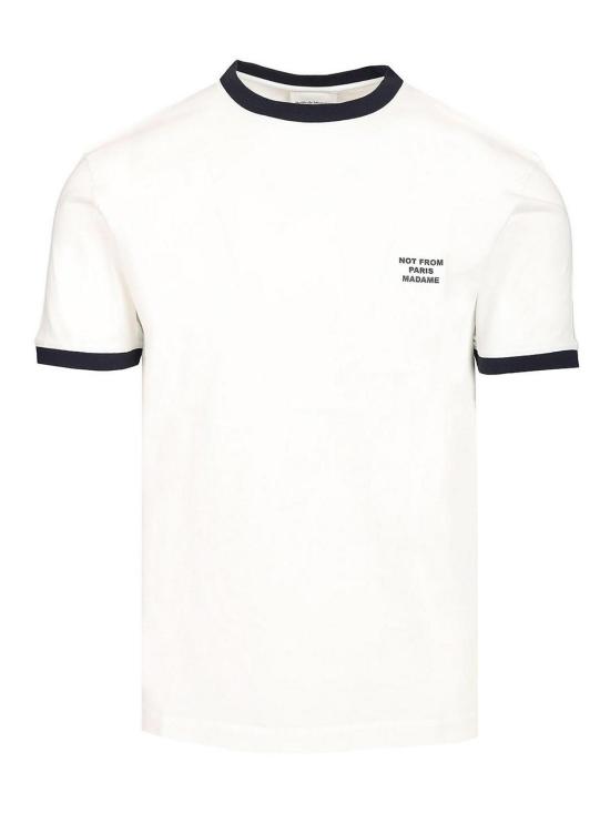 26FW 드롤드무슈 반팔 티셔츠 PERMTS339CO311OW White