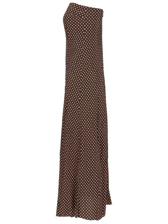 26FW 마토 롱 원피스 BCLDRPRPLKCHC Brown - MATTEAU