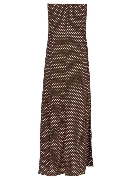 26FW 마토 롱 원피스 BCLDRPRPLKCHC Brown - MATTEAU