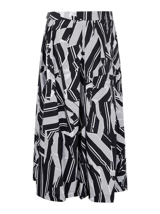 25FW 드리스 반 노튼 롱 스커트 26113088930039E15 Black - DRIES VAN NOTEN