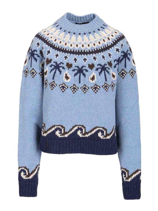 26FW 알라누이 탑 LWHE061E26KNI0014046 Light Blue