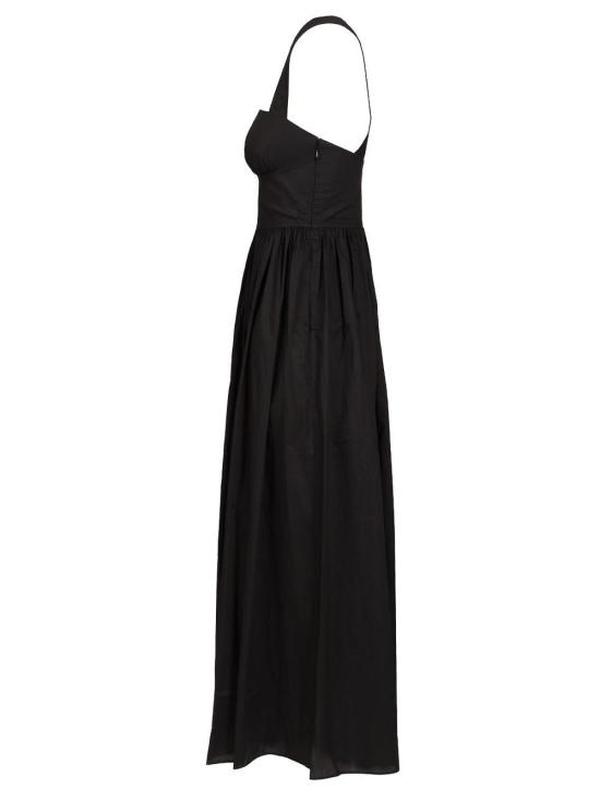26FW 마토 미디 스커트 CBMDRPLBLK Black - MATTEAU
