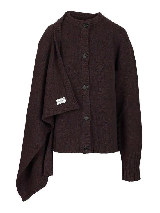 26FW 디 아티코 가디건 261WCD00018KWS012AA594 BROWN