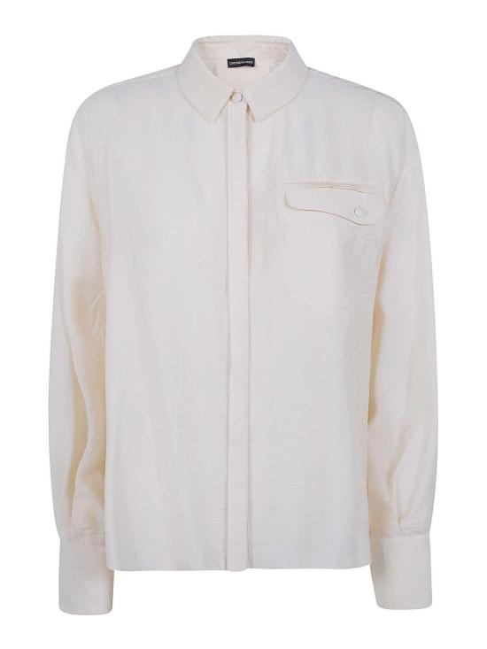 25FW 엠포리오 아르마니 셔츠 EW003311AF20492U1058 ORANGE